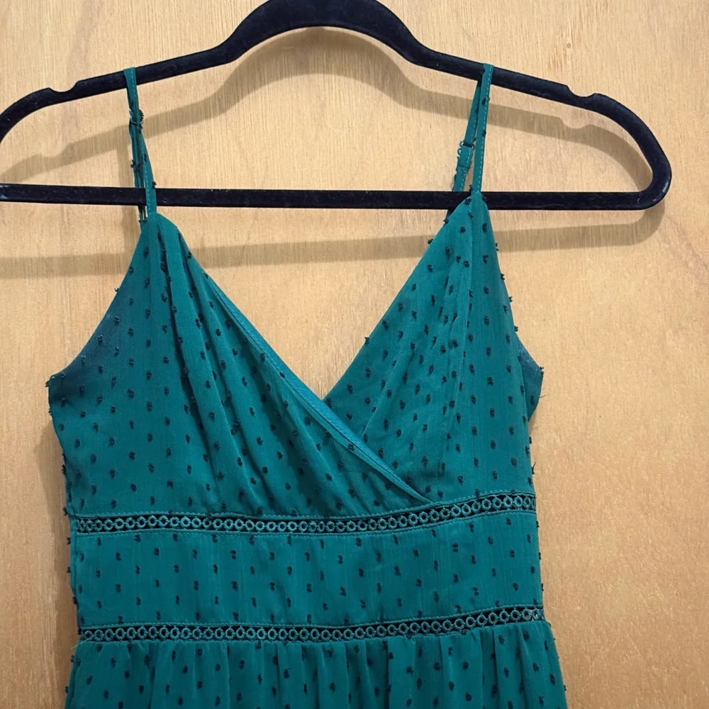Green Polka Dot Dress - Picture 2 of 3